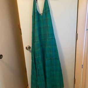 Free people plaid summery dress